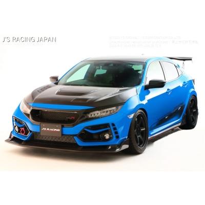 FK8 シビック TypeR フロントウイングスポイラー タイプＳ カーボン クリア塗装済｜toptuner-store｜04