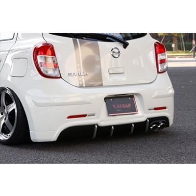 マーチ K13 PLATINUM リアバンパー : エアロ.カスタムパーツのTopTuner