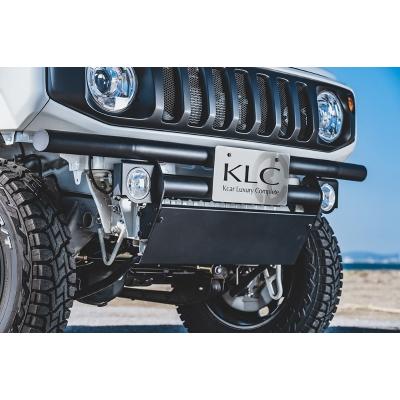 JB74W ジムニーシエラ スキッドプレート 無地 ブラック : エアロ