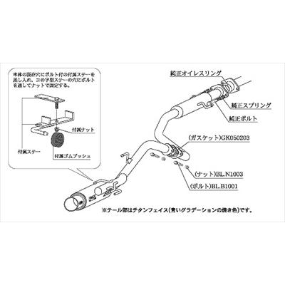 柿本改 マーチ NISMO S K13改 (13/12〜) GT box 06＆S マフラー