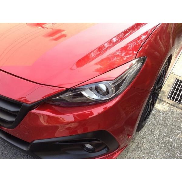 アクセラ Bm 期間限定 ディスチャージヘッドランプ車 アイライン 塗装済み