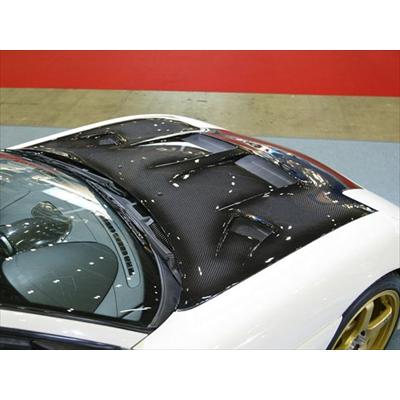 RX-7 FD3S RX-7用エアロ・クーリング・ボンネット（カーボン） 取付込