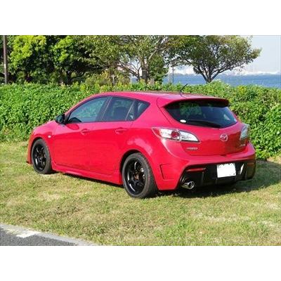 アクセラ BL系 リアエンドフィニッシャー マフラー片側出し用 : エアロ 