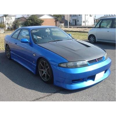 URAS エアロボンネットダクト　純正　ボンネット　ecr33 後期　r33 スカイライン　ホワイト　QM1 シフトスポーツ スカイライン HR33/ER33/ECR33前期 エアロボンネット