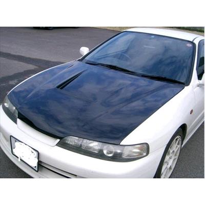 インテグラ DC2 ボンネット カーボン バフ仕上げ : エアロ.カスタム 