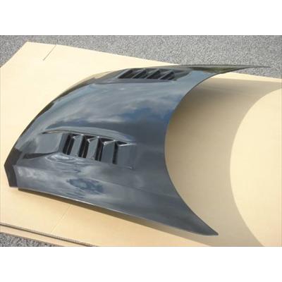 CR-Z ダクト付きボンネット 平織カーボン製 カーボン目不可視タイプ