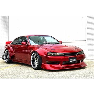 シルビア S14 後期 フロントハーフスポイラー(ドットデザイン) 塗装