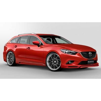 KENSTYLEエアロ前後（MAZDA atenza系）※GJ2FWに適合 KENSTYLE（ケンスタイル） アテンザ ワゴン GJ 前期 エアロ3点キット