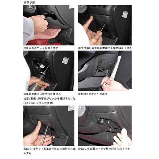 ハイエース 200系 1-3型 標準ボディ ETCポケットキット タイプ3