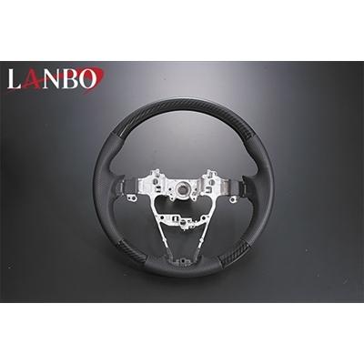 スペーシア MK53S LANBO オリジナルコンビステアリング ノーマルグリップ カーボン調