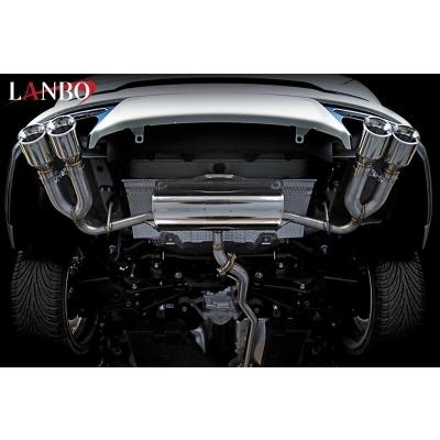 LANBO エキゾーストマフラー　新型　ハリアー MXUA80・85 四本出し ハリアー MXUA80/85 LANBO エキゾーストマフラー 100Φデュアルタイプ