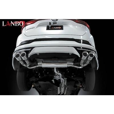 ハリアー MXUA80/85 LANBO エキゾーストマフラー 100Φデュアルタイプ