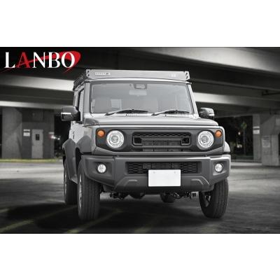 JB74W ジムニーシエラ LANBOマークレスグリル Ver2 マッドブラック