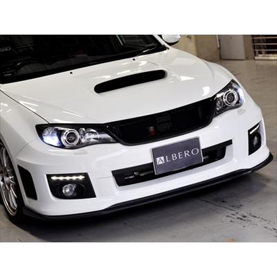 インプレッサ GRB/F 後期 ALBERO フロントリップスポイラー ガン