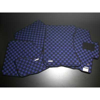 レガシィセダン BE フロアマット 5枚セット カラー：ブルー x ブラック