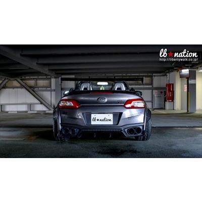 コペン ローブ LA400K lb★nation GT-K リアバンパー(マフラーチップ別)｜toptuner-store｜02