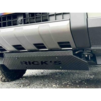 ランドクルーザー250 RICK'S スキッドプレート スチール製カチオン黒
