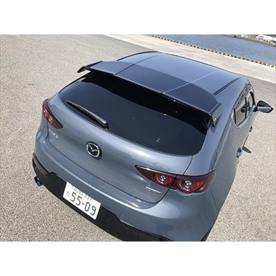 MAZDA3 FASTBACK クラブスポーツ ルーフスポイラー TCR ピアノブラック