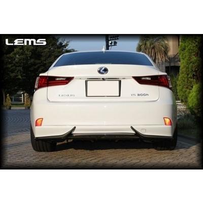 LEXUS IS300h ドライカーボン リアアンダーディフューザー 3ピース+1フルセット クリア塗装済＆リア塗分け塗装カラーNO：217｜toptuner-store