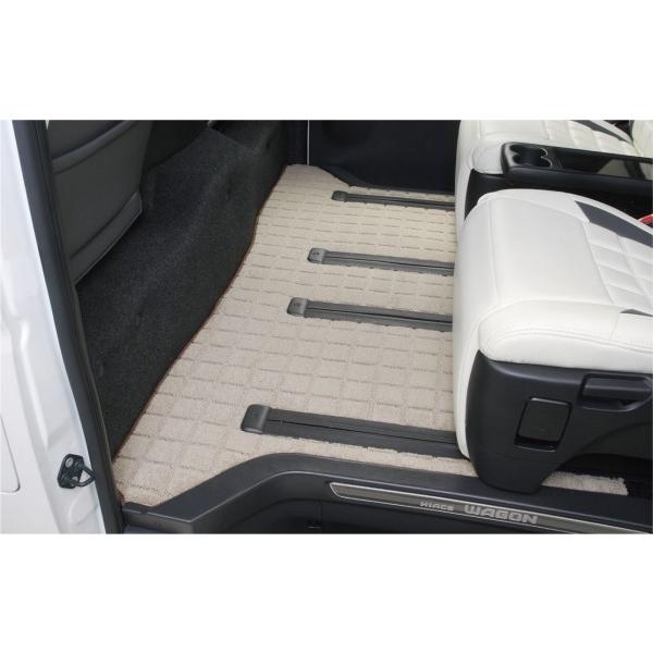 第1位獲得 ハイエース 0系ワイド 4型後期 特装車専用 リアフロアーマット スーパーロング車用 ワッフル地 ベージュ 全品送料無料 Zoetalentsolutions Com