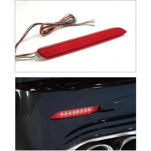 ハイエース 200系 1-4型 標準ボディ リアバンパー LEDリフレクター(ストリームタイプ)セット 塗装取付込｜toptuner-store｜03