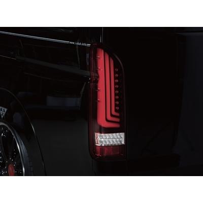 ハイエース 200系 1〜6型 フルLEDテールランプ REVO-Type3 レガンス