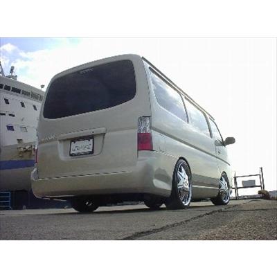 E25キャラバン リアバンパー 塗装取付込 : エアロ.カスタムパーツの