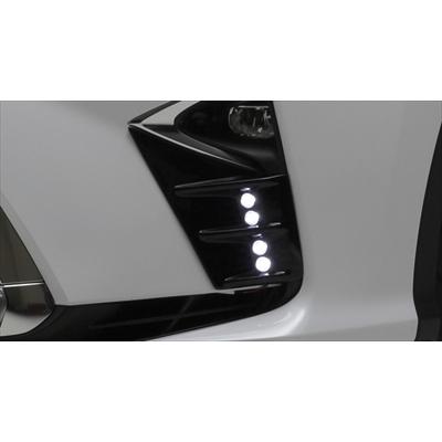LEXUS RX 20系 前期 エクステリアパーツセットB ブラック艶有塗装済 LED有の画像