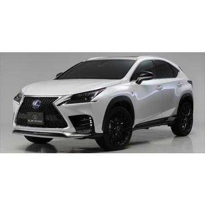 LEXUS NX300h/200t LXフォグランプガーニッシュ クリアランスソナー有車用 LED無 ABS製 塗装済 (ツヤ有りブラック)_1