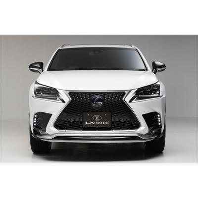 LEXUS NX300h/200t LXフォグランプガーニッシュ クリアランスソナー無車用 LED無 ABS製 塗装済 (ツヤ有りブラック) 「長納期商品」 取付込_2
