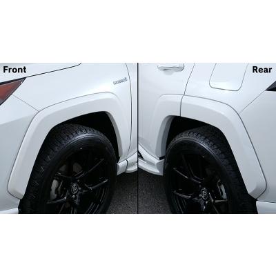 50系RAV4 用　オーバーフェンダー RAV4 50系 PHV オーバーフェンダー キット チッピングブラック