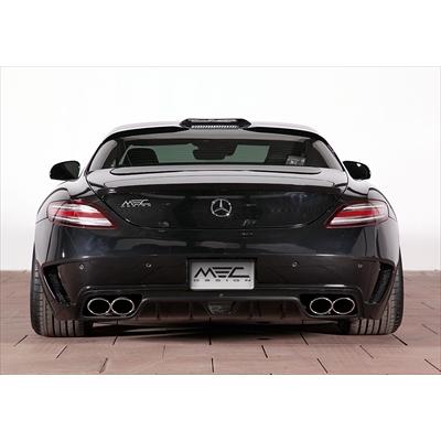 ブランド登録なし - MEC Design BENZ SLS W/A197 Extreme Rear Diffuser インチ Carbon finish エンジンスターター-セキュリティ、キーレス