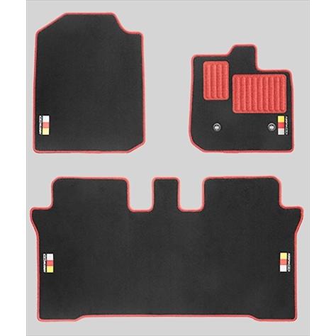 無限（MUGEN） JG3/JG4 N-ONE スポーツマット 6MT車用ブラック×レッド 