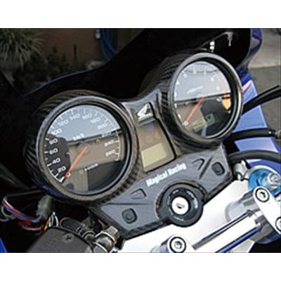 CB1300SF 03- カーボン製メーターカバー 綾織りカーボン製 クリア塗装