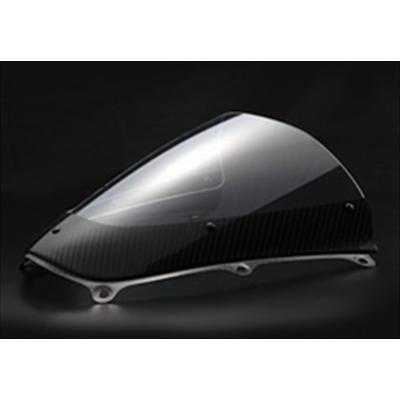 CBR600RR 05-06 カーボントリムスクリーン 平織りカーボン製 スモーク