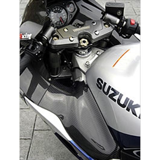 GSX1300Rハヤブサ 99-07 カウルインナーパネル 平織りカーボン製 取付