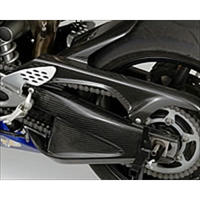 YZF-R1 04-06 04-05対応 スイングアームカバー 綾織りカーボン製