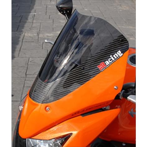 Z1000 07-09 アッパーカウル FRP 黒 一部綾織りカーボン製 スーパー