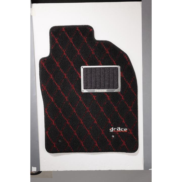 日本大セールのクラウンマジェスタ Uzs180系 その他車用マット シングルダイヤ 4wd用 ヒールパッドフレーム無 マットカラー レッド 内装用品 エアロ カスタムパーツのtoptuner フロアマット 車用マット 通販 オンライン半額