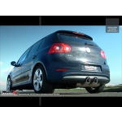 VW GOLF5 GTI/GTX 2.0TFSI (R32-LOOK) キャタ・バック Resonated 