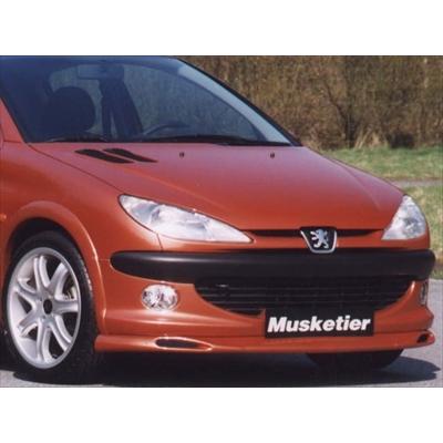 ９月３０日まで プジョー 206 フロント コーナー ポール PEUGEOT 206 フロントスポイラー LARGE 素地 : エアロ.カスタムパーツ