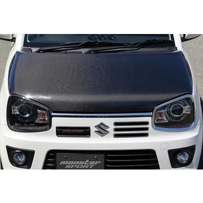 アルト/バン/ターボRS/ワークス HA36S/V カーボンボンネット クリア