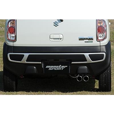 ハスラー MR31S リヤバンパーガーニッシュ FRP製 黒ゲルコート仕上げ
