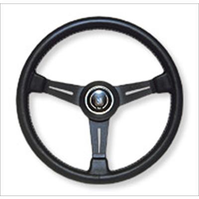 正規品 NARDI classic ブラックレザー/ブラックスポーク 33φ NARDI NARDI CLASSIC レザー ブラックレザー＆ブラックスポーク330mm