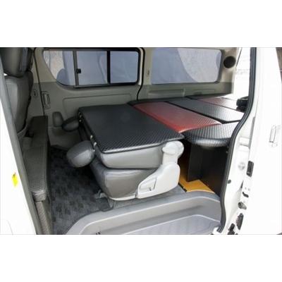 ハイエース ワイド ベッド ３型後期 ハイエース 200系 3型 後期 ワイドボディ S-GL 8枚式ベッドキット 波道