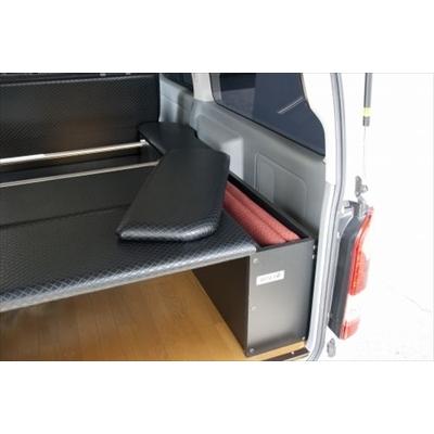 ハイエース 200系 3型 後期 ワイドボディ S-GL 8枚式ベッドキット 波道