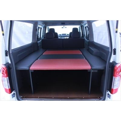 NV350キャラバン プレミアムGX 6枚式ベッドキット 波道-14 ブラウン