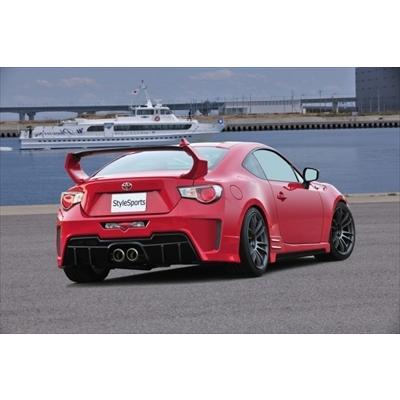 86 ZN6 StyleSports 可変式リアウイング FRP製 塗装済 オレンジ