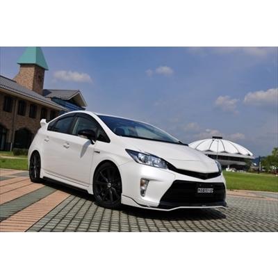 プリウス ZVW30 前期/後期 サイドステップ 塗装済 ブラック (202