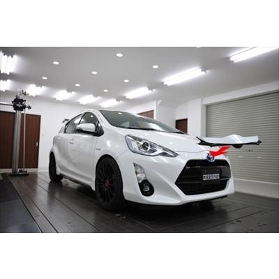 アクア NHP10 中期 マークレスキット バージョン lll ツートン塗装済 シルバーメタリック (1F7)＋ブラック 